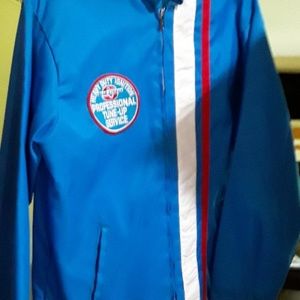 Vintage Blue Line Tune Up  Racing/Mechanics Jacket